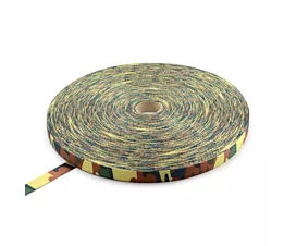 Alle band op rol - Polyester Polyester band - 25mm - 1200kg - Rol - 100m - Militaire print