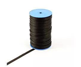 Alle - Black Webbing Polypropyleen band - 15mm - 300kg - Trommel - Zwart