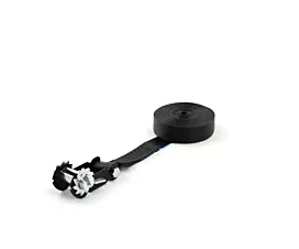 Alle zwarte spanbanden Spanband - 2,5T - 35mm - 1-delig - Enkel ratelbasis - Zwart + Eigen label