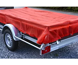Aanhangwagen - Gaasnetten Gaasnet aanhangwagen - Rood - 2,5 x 4m