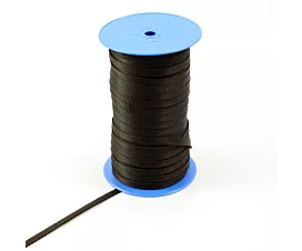 Alle - Black Webbing Polypropyleen band - 10mm - 200kg - Trommel - Zwart